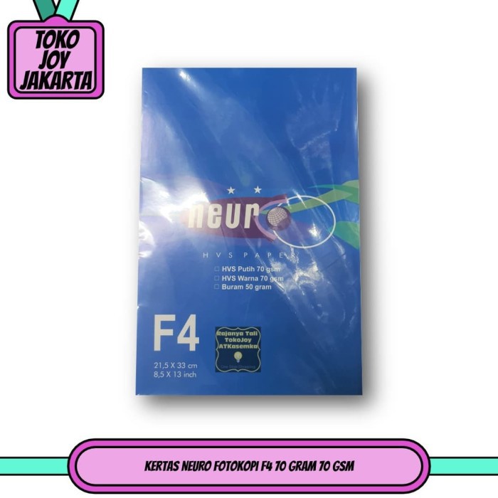 

Kertas NEURO Fotokopi F4 70 Gram 70GSM