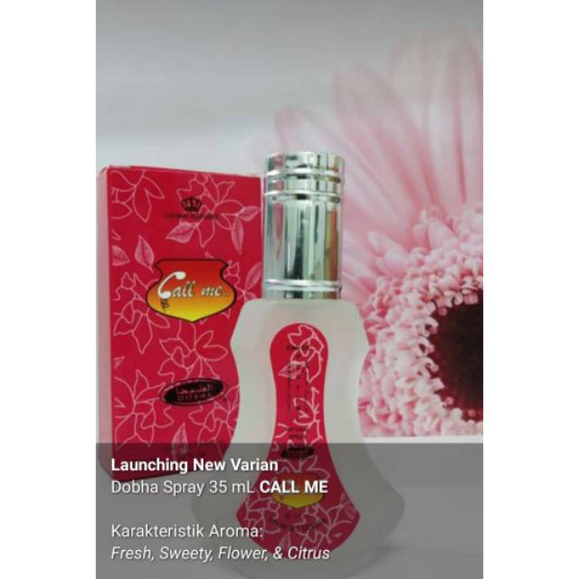 Parfum dobha spray 35 ml Call-mee jual grosir dan eceran
