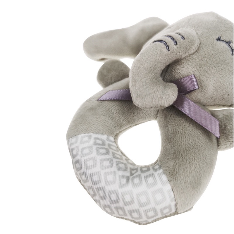 RATTLE DONUT BUNNY GAJAH | mainan rattle bulat donut tangan bayi teether baby | Mainan Tangan Bayi | Rattle Stick Teether