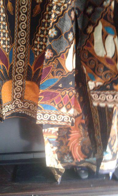 Benang Raja Kemeja Batik Kombinasi Tulis Primis Lapis Furing Lengan Panjang