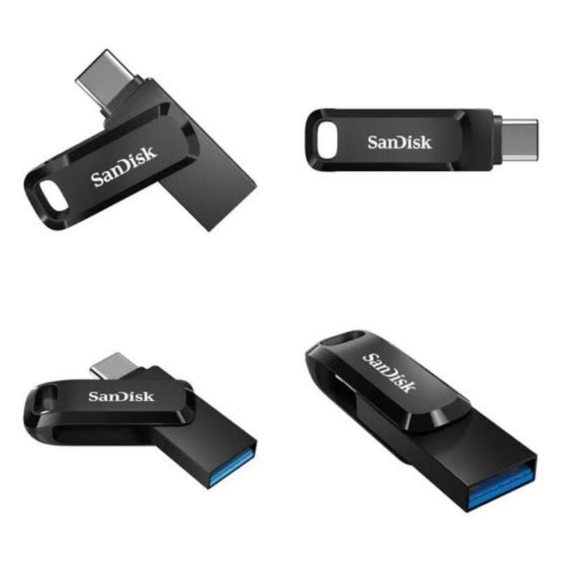 Dual Driver Flashdisk OTG Type C Sandisk Ultra 64Gb 3.1 up to 150mbps