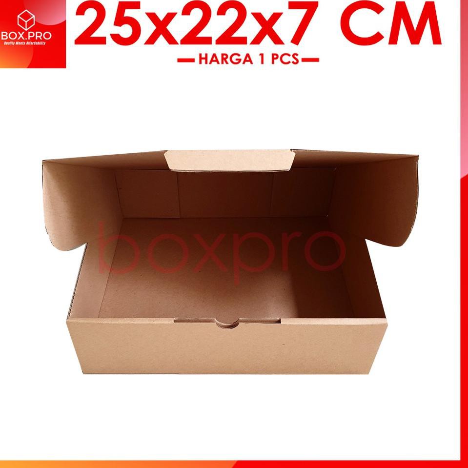 

Grosir Bermutu Kardus Dus uk 25x22x7 cm ( 10 Pcs ) Die Cut Box Kotak Packing Aksesoris Baju Makanan