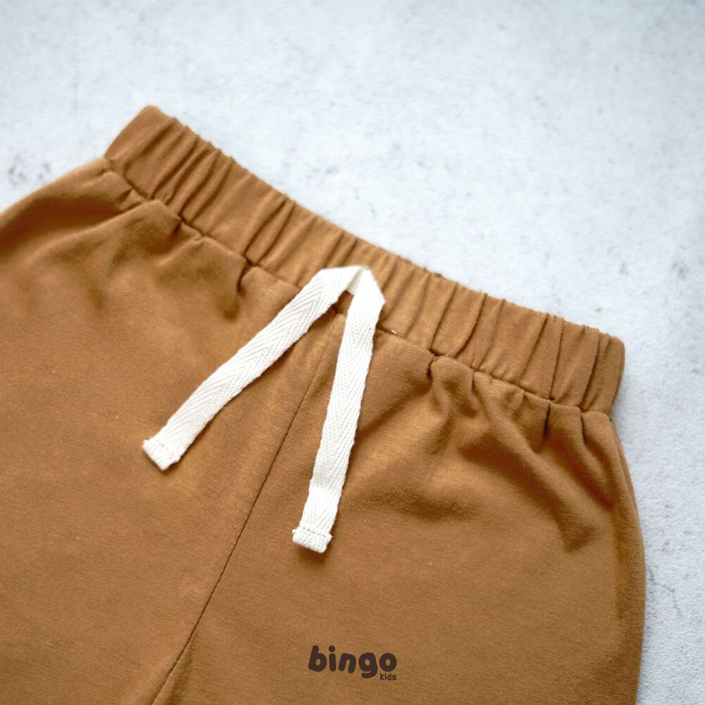 BINGOKIDS | COTTON SHORT PANTS / Celana Pendek Anak Balita / Celana 1-5 Tahun Anak Laki Unisex Katun Premium Hitam Navy Coklat Khaki Cream Krem