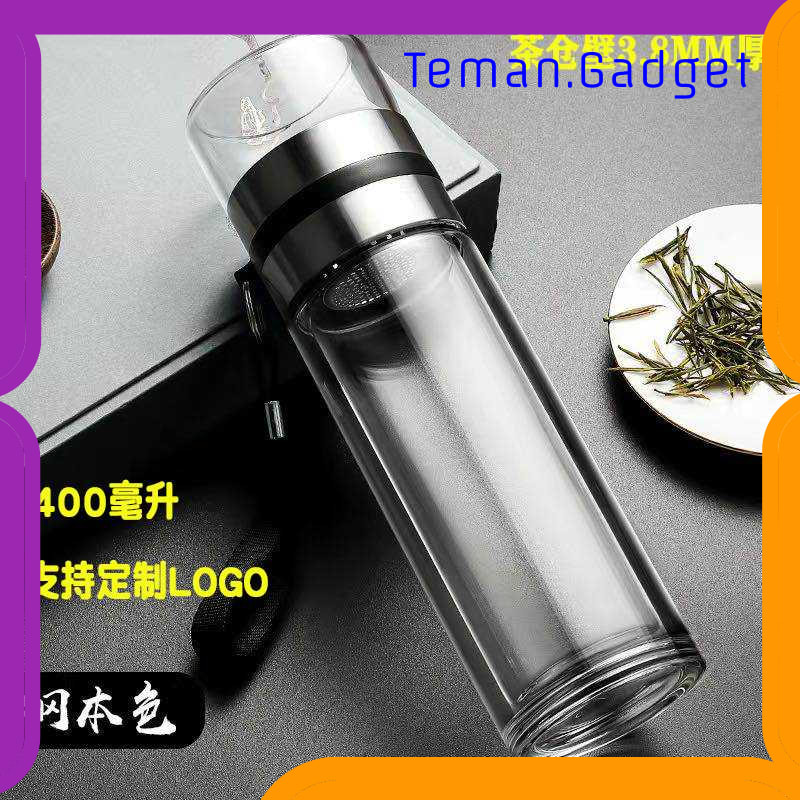 TG-OL043 VOCLEIN BOTOL MINUM PORTABLE TUMBLER TEA SEPARATION CUPS 400ML - VN301