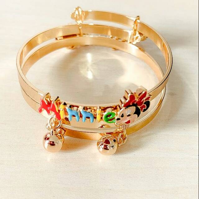 Gelang Anak Minnie Plat Gold Xuping