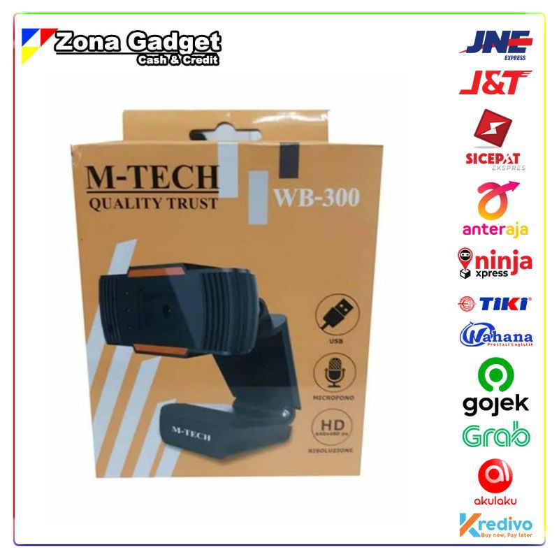 Webcam HD MTECH WB-300 USB webcam MTECH webcam Mtech HD1080 WB300