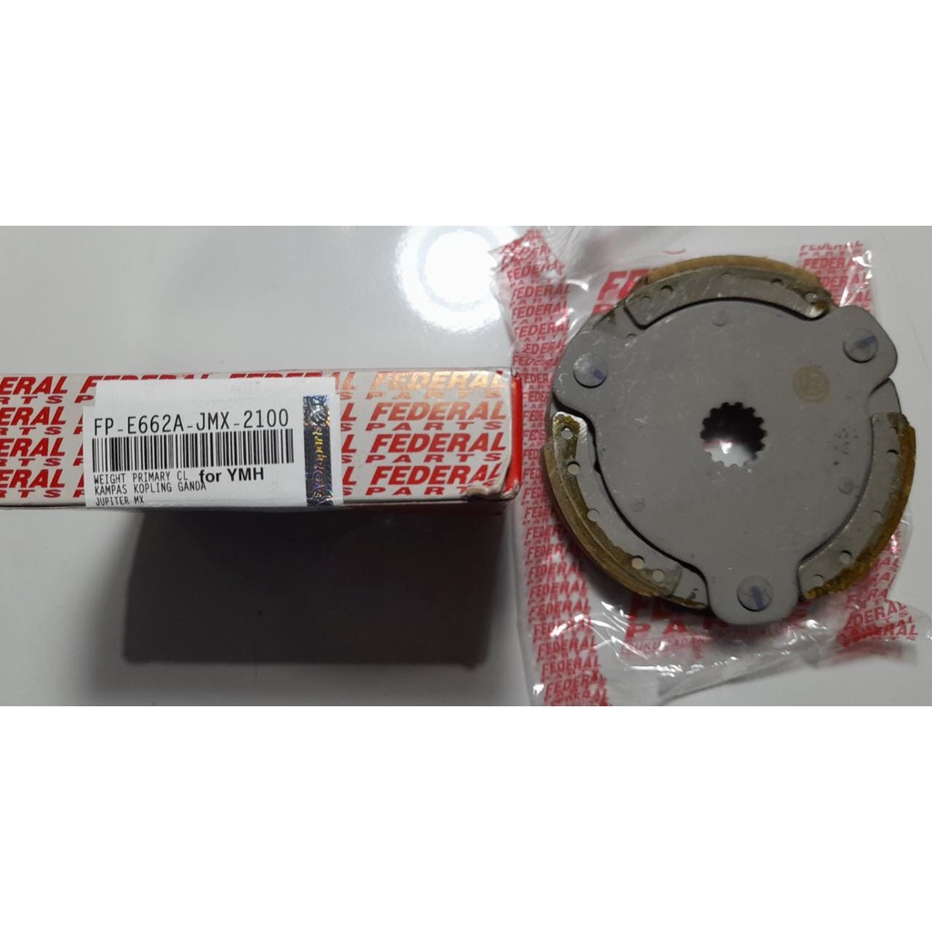 Kampas Kopling Ganda + Plat Weight Set Clutch Assy Federal Jupiter Mx FP E662A JMX 2100