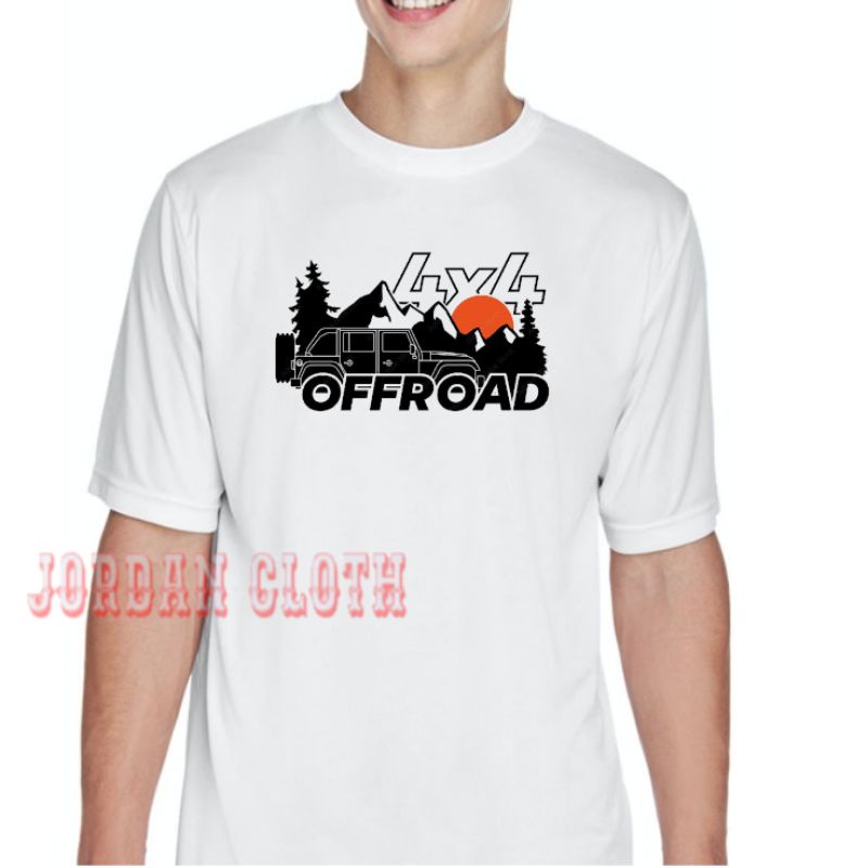 Tshirt Baju Kaos Jeep Offroad Terbaru