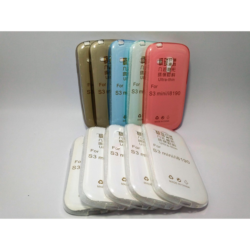 SARUNG ULTRATHIN SAMSUNG S3 MINI - I8190 SILIKON CASE SOFTCASE JELLY