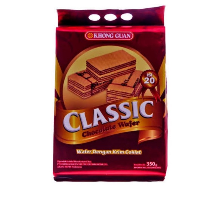 

WAFER CLASSIC , KHONG GUAN 350 g, COCUA PUFF, ASSORTED BISKUIT