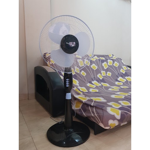 Kipas Angin Berdiri Welhome WH-1681 16 inch - Stand Fan Welhome WH-1681 Murah