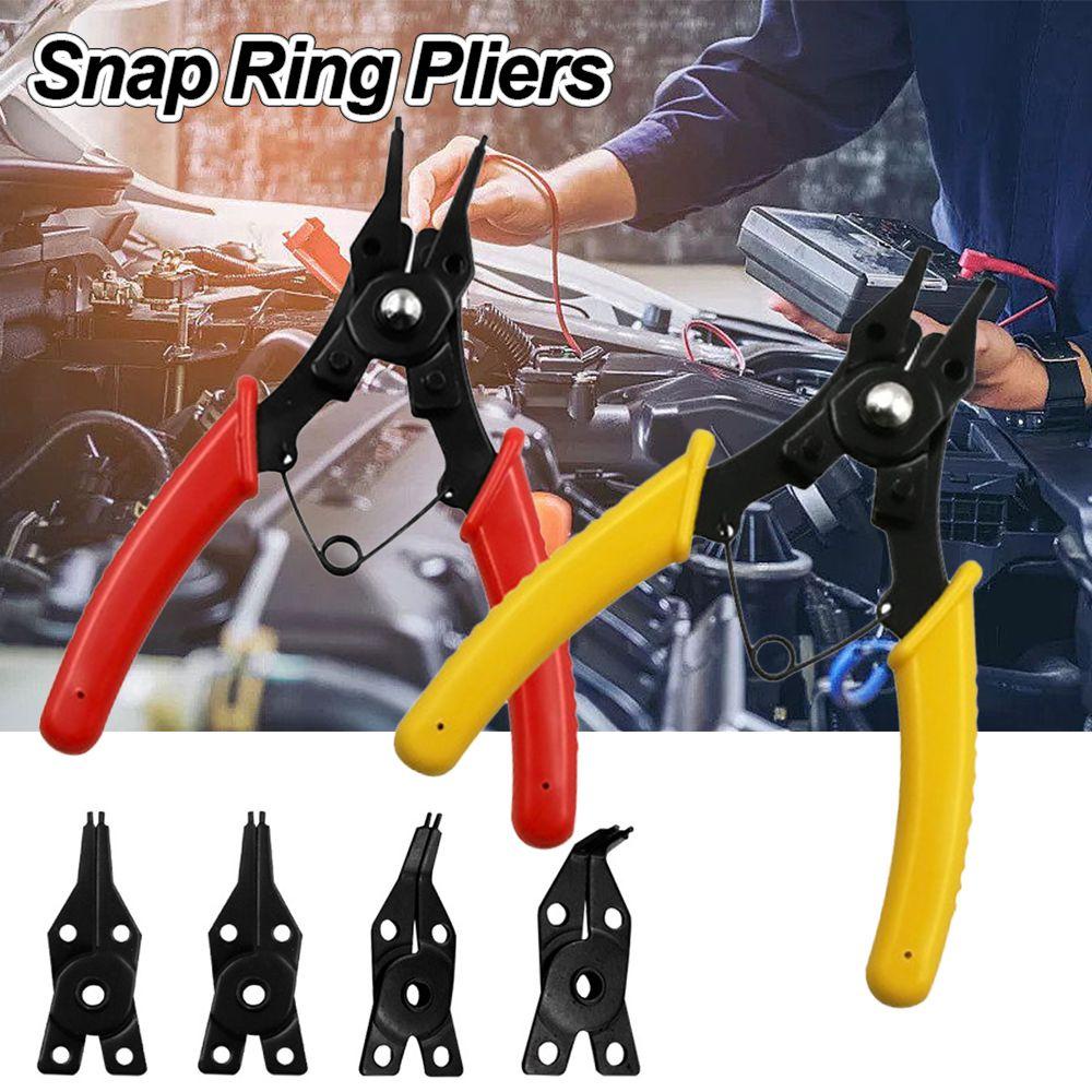 Solighter Snap Ring Tang Flexible 4in1 Crimp Tool Tang Circlip Penahan Spring Klip Penahan