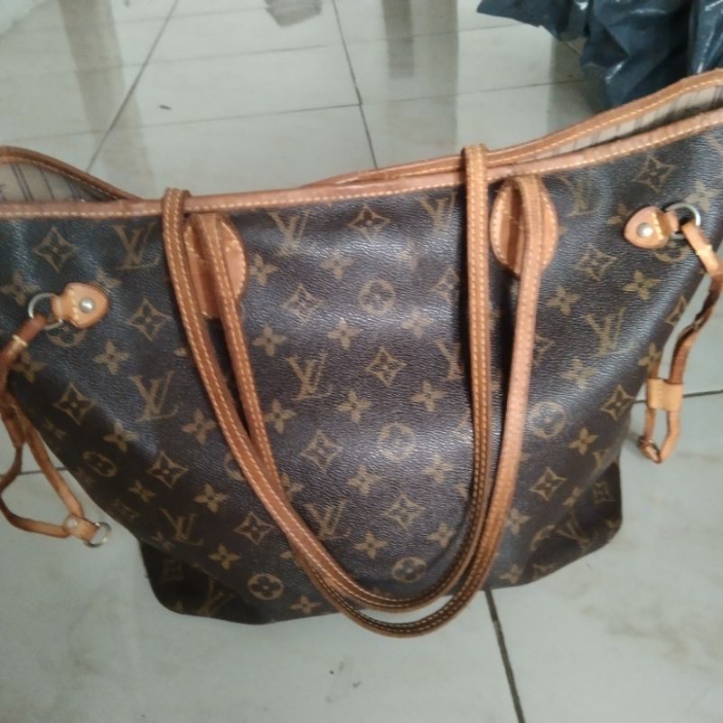 Tas LV Neverfull lengkap noser preloved