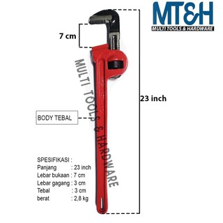 KUNCI PIPA MURAH 24&quot; - PIPE WRENCH 24 INCH | Shopee Indonesia