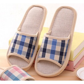 Flashmart Sandal Selop Linen Nyaman Comfy Kain Indoor Cocok digunakan didalam rumah / kamar mandi / taman / Hadir dengan beberapa ukuran dan warna-warna yang menarik