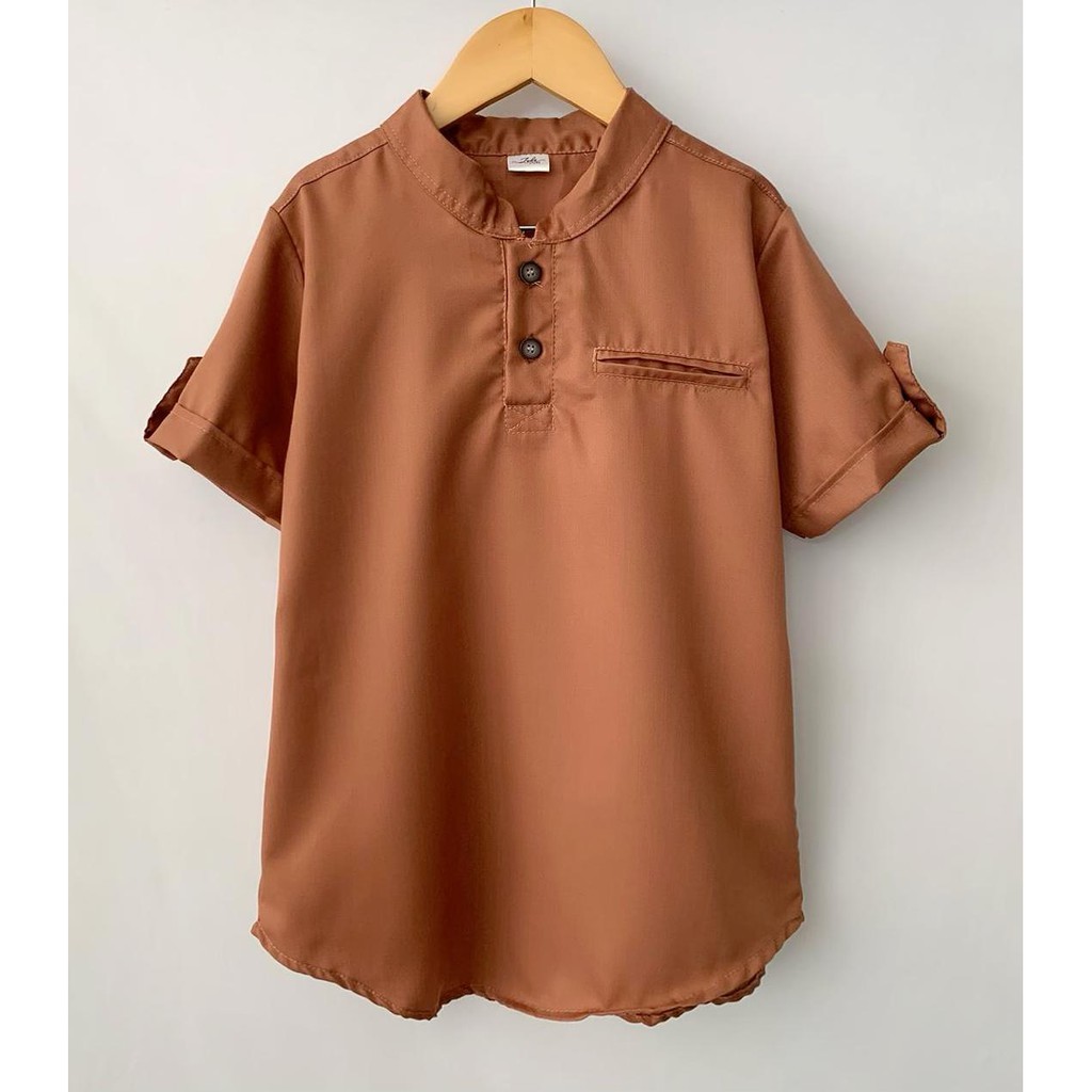Koko Anak Katun Toyobo Premium Zada Coklat Shopee Indonesia Koko Anak Katun Toyobo Premium Zada Coklat Shopee Indonesia