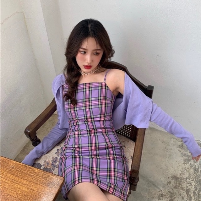 Perry Plaid Dress