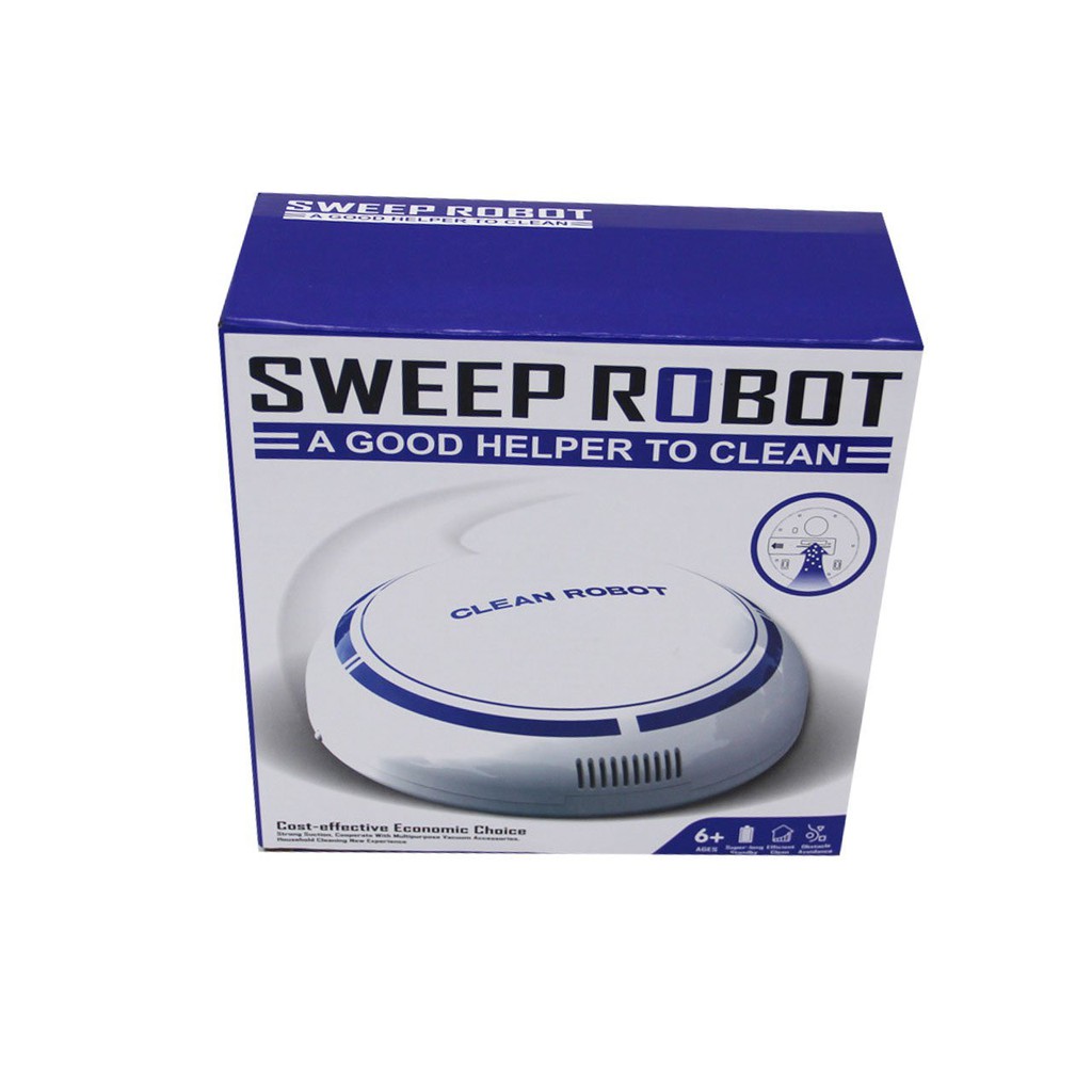 Automatic USB Rechargeable Smart Sweeping Robot Sweep Suction Cleaner - Alat Sapu Lantai Otomatis