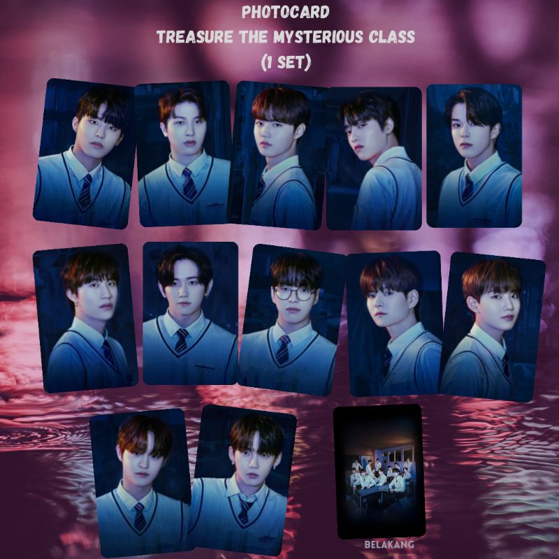 PHOTOCARD TREASURE : THE MYSTERIOUS CLASS (1set)