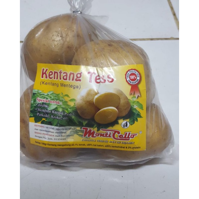 

kentang TESS Monticello 1kg