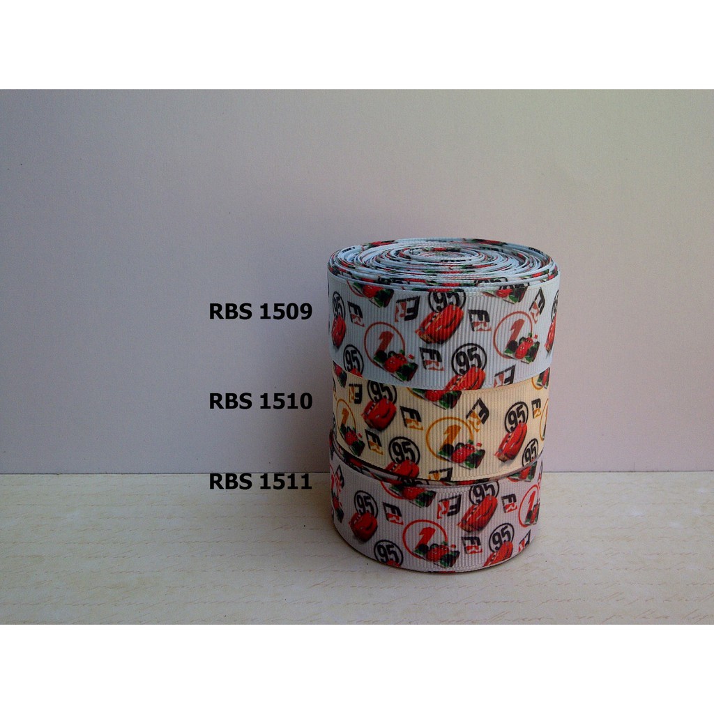 

[10 YARD] PITA GROSGRAIN MOTIF CARS SALE RBS 1509,1510,1511