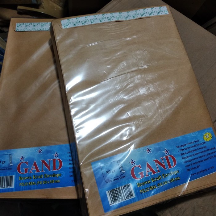

Amplop Coklat Folio Seal