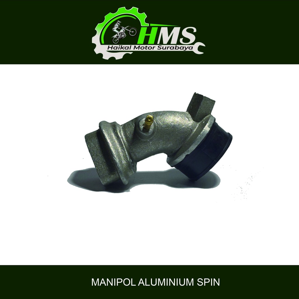 MANIPOL ALUMINIUM SUZUKI SPIN - MANIPUL INSULATOR DIRAL + KARET SPIN 125cc