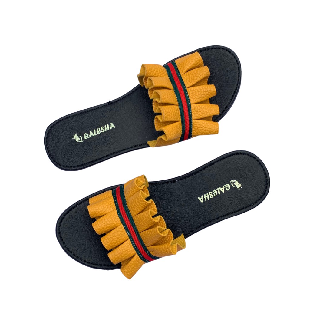 Insyira - Sandal Wanita Alena / Sandal Papirut Wanita Non Slip Alas Hitam / Sandal Wanita Slop Rempel