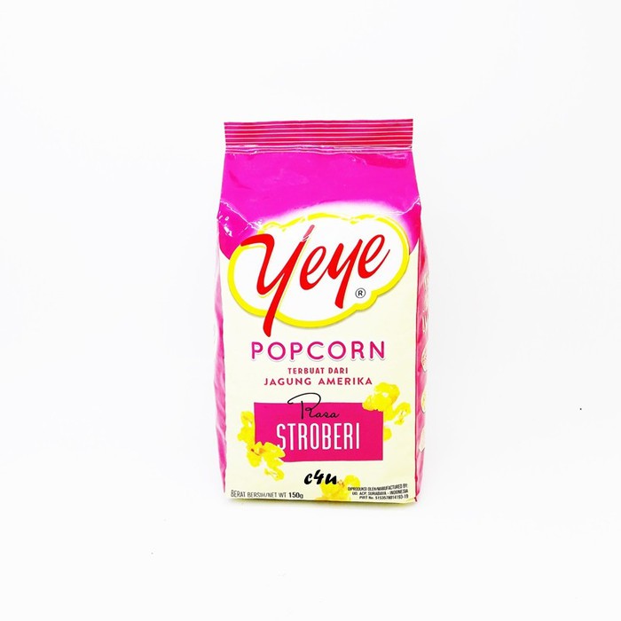 

Yeye Popcorn Rasa Stroberi 150gr