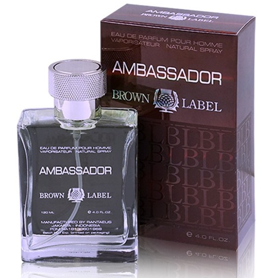 Parfum Pria Ambassador Brown Label 120 ML