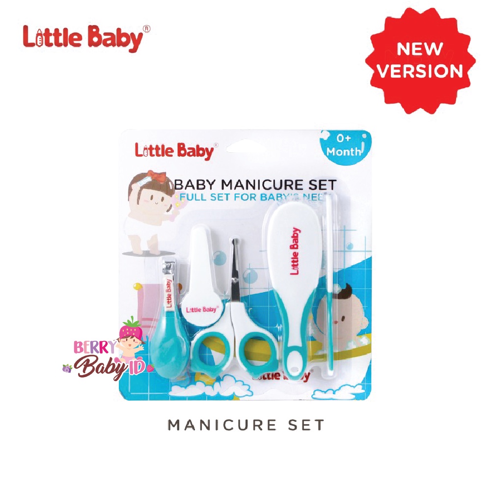 Little Baby Manicure Set Paket Gunting Kuku Sisir Bayi Perawatan Bayi Berry Mart