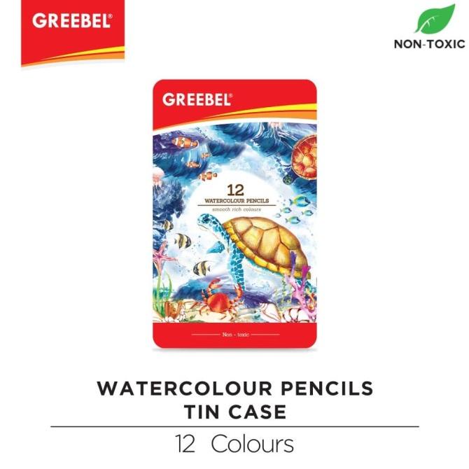 

Greebel 2712 Water Colour Pencil Tin Case 12 Warna