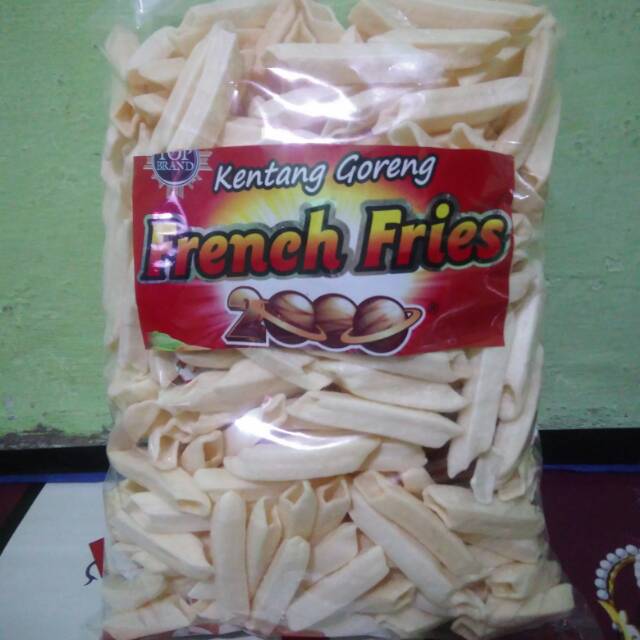 French fries 2000 snack  kiloan kemasan 200gr Shopee 