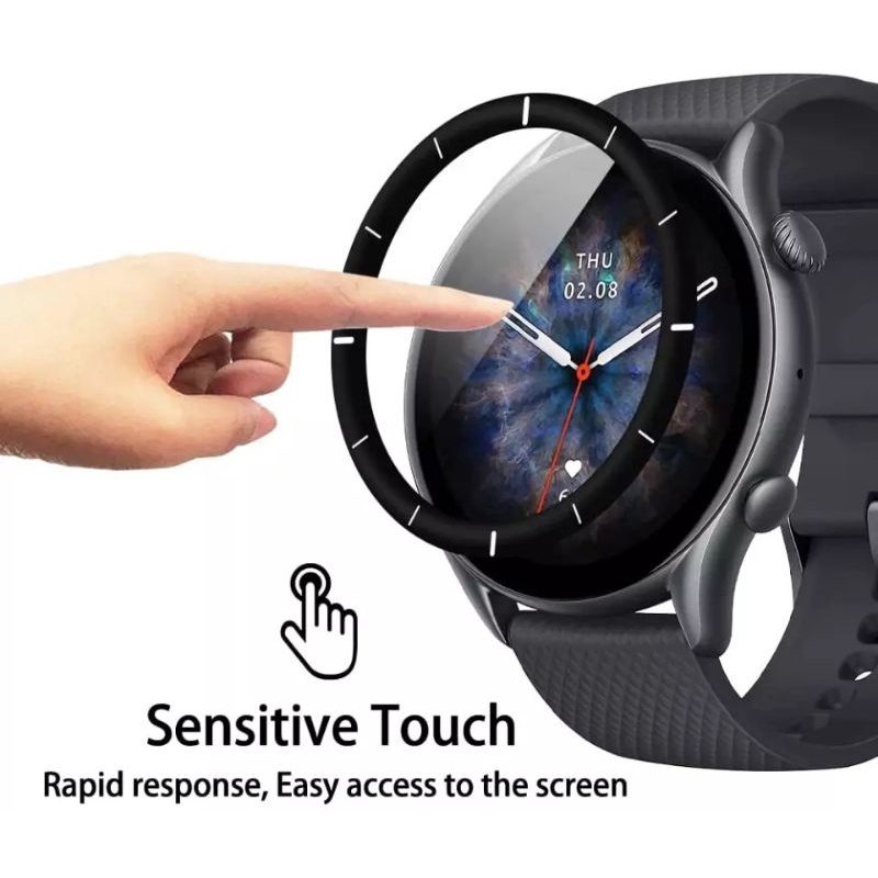 Anti Gores 3D Full Cover Screen Protector Amazfit GTR 2 GTR 2e GTR 3 GTR 3 Pro GTR 4 GTR Mini