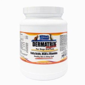 DERMATRIX Vitamin bulu kucing dan anjing 360 tablet