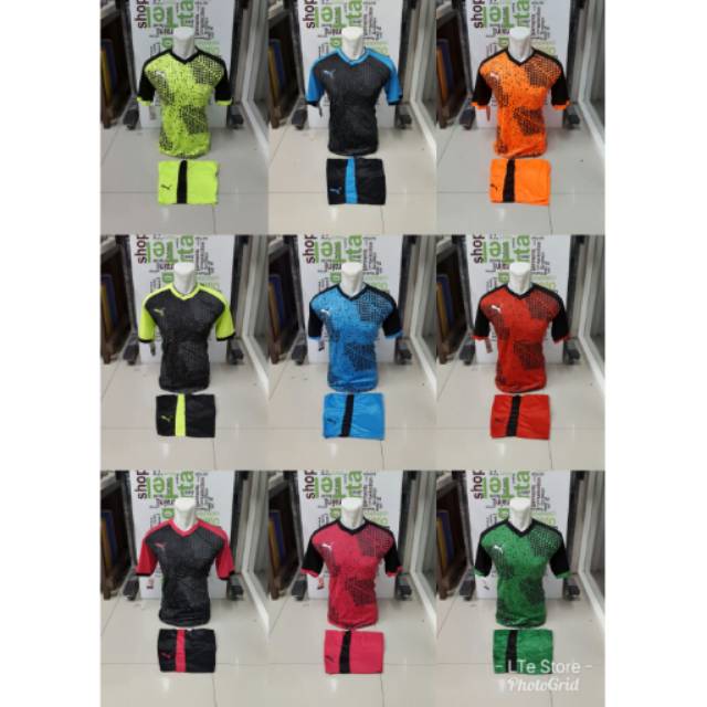 NEW Baju Kaos Olahraga Jersey Bola Setelan Futsal / Volly Puma