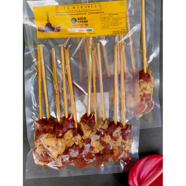 

Sate Sapi Maranggi Mentah Beku (Frozen)