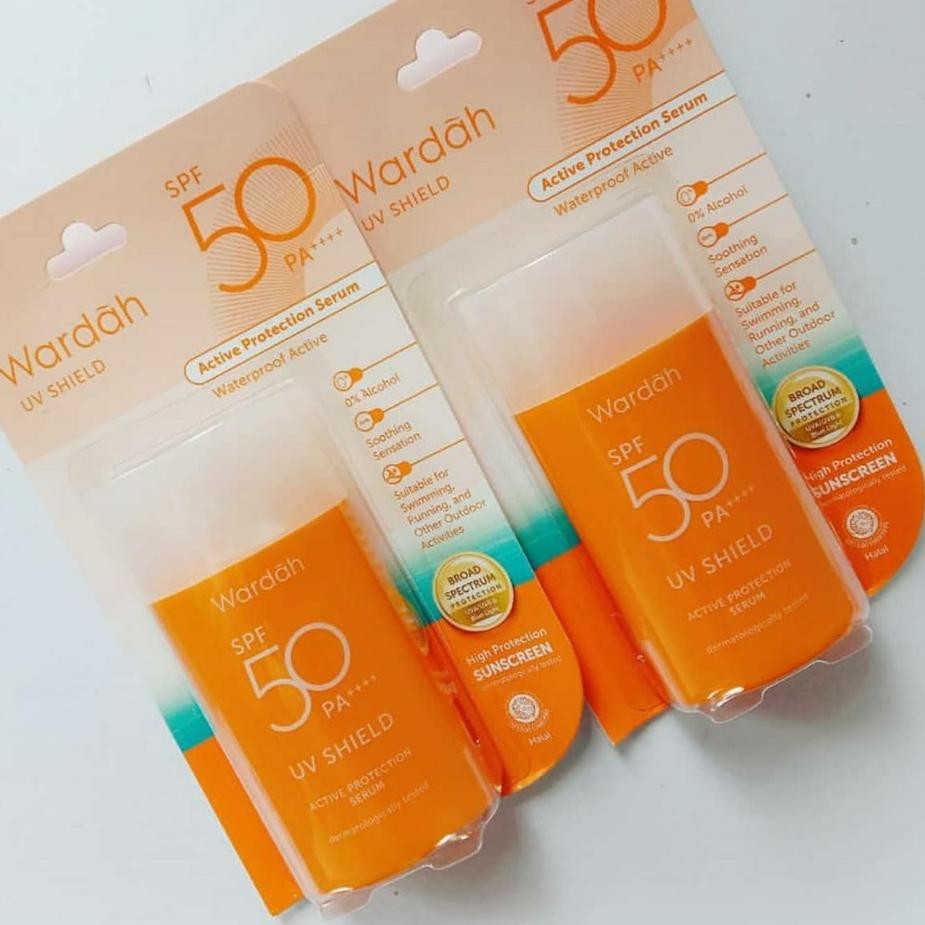 WARDAH /  UV SHIELD SPF 50 PA+++ ACTIVE PROTECTION ORANGE