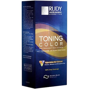 Rudy Hadisuwarno Hair Toning Color Natural Black 60ml