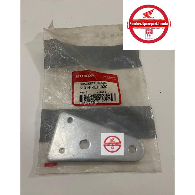 AHM 61314KEH930 KUPINGAN LAMPU MEGA PRO KIRI ORIGINAL ASLI HONDA AHM/HGP kupingan lampu megapro