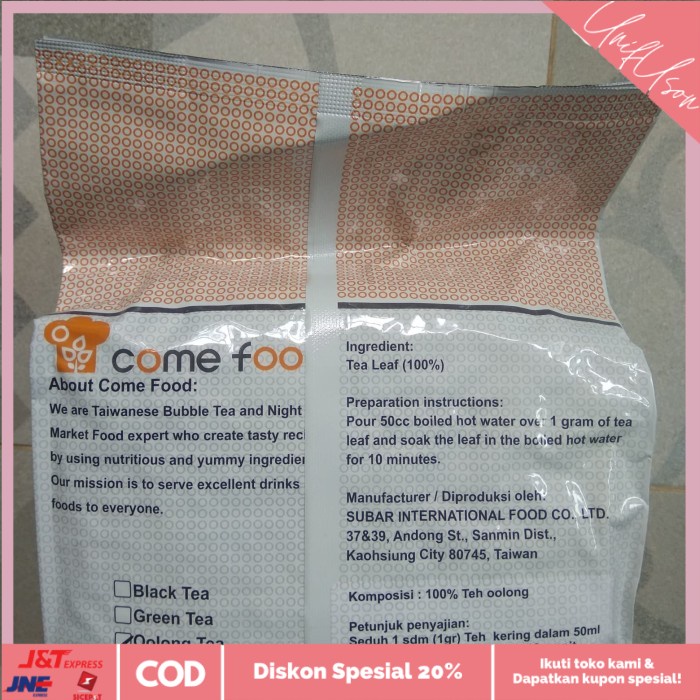 

⭐COD⭐ Teh Oolong Olong Tea Import Come Food