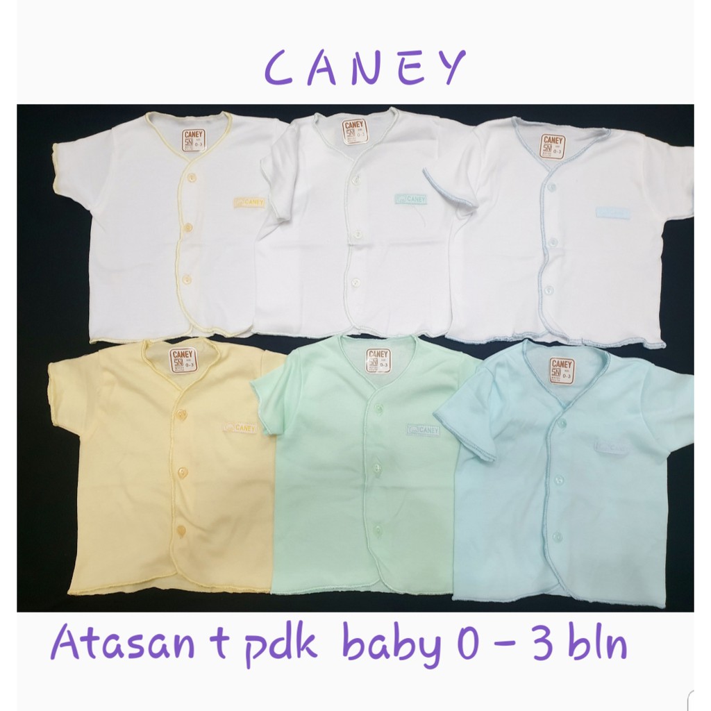 CANEY - Baju Pendek 0-3bln (3pcs)