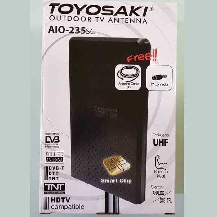 Antena TV Indoor Outdoor Digital AIO 235SC Analog Toyosaki