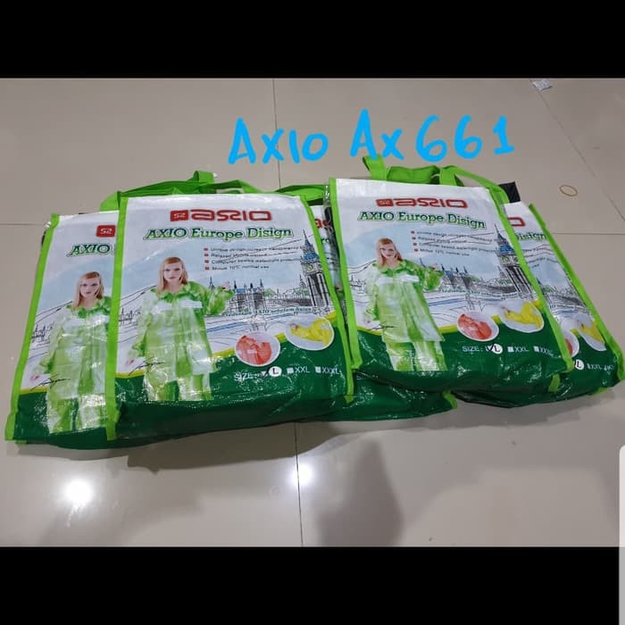 Jas Hujan Axio 661 Original/Mantel Axio Karet Rubber 661 Asli/Mantol Axio 661 Karet Rubber Ori/Raincoat Axio 661/Jas Ujan Axio 661