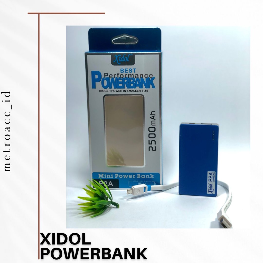 POWERBANK XIDOL 2500 mAh MINI POWERBANK