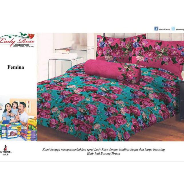 Sprei Lady Rose 180 X 200 Femina