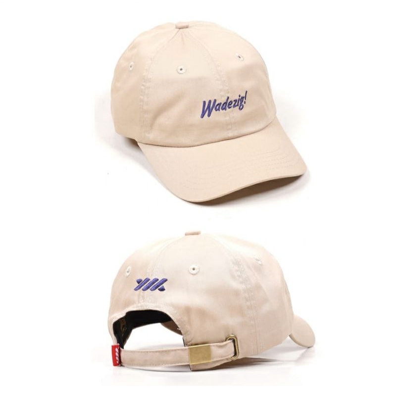 WADEZIG TOPI PRIA BASEBALL WDZG FINNS DADHAT CREAM ORIGINAL