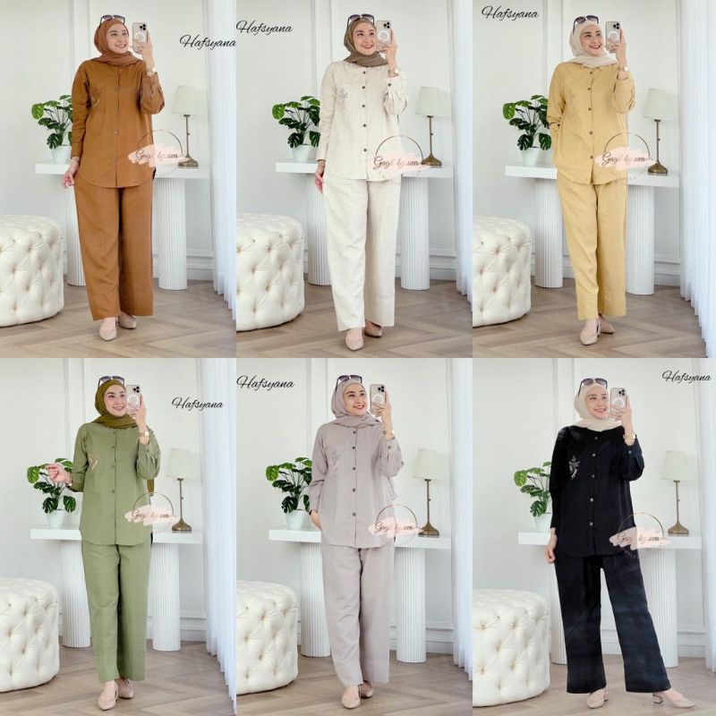 SETCEL PREMIUM GAGIL HAFSYANA PREMIUM ORIGINAL GAGIL FASHION BY OVA