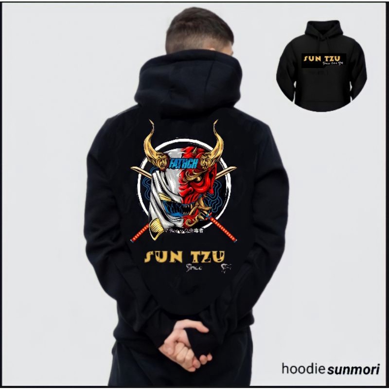 GRATIS ONGKIR Jaket sweater Hoodie pria distro original / sweter Hoodie sunmori prostret pria hitam 
