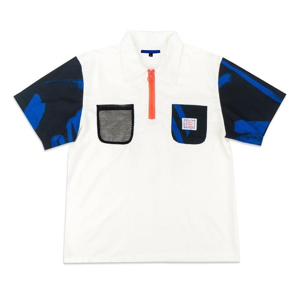 Bukan Misteri Belaka Half-Zip Shirt White